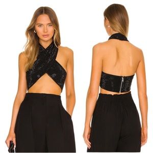 H:ours Kiki Cross Front Top